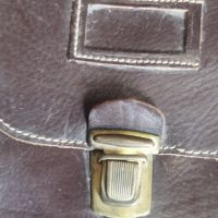 Стара военна кожена чанта, снимка 2 - Антикварни и старинни предмети - 45782087