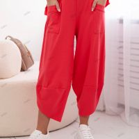 Дамски памучен комплект блуза + панталон, 3цвята , снимка 11 - Комплекти - 45656452