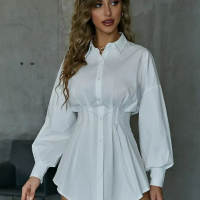 Риза рокля памук
С М Л
35лв
Циклама, бяло, бежово, снимка 5 - Рокли - 45001976