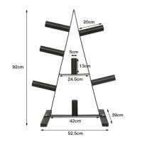 Стойка за Дискове ø50 мм, Пирамида, Фитнес Поставка за Тежести дъмбели, снимка 3 - Фитнес уреди - 45582515