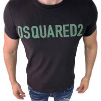 Мъжка тениска Dsquared Black/Green 2024 !!!, снимка 1 - Тениски - 45699693