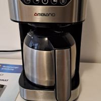 Ambiano кафе машина шварц с кана инокс кафемашина, снимка 1 - Кафемашини - 45530750