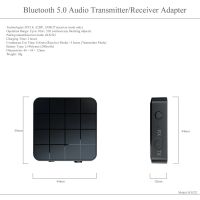 Bluetooth 5.0 аудио приемник предавател, снимка 3 - Ресийвъри, усилватели, смесителни пултове - 45650717