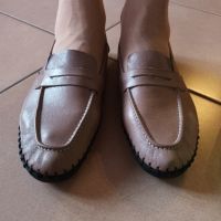 Дамски ниски леки обувки естествена кожа, снимка 2 - Дамски ежедневни обувки - 45481767