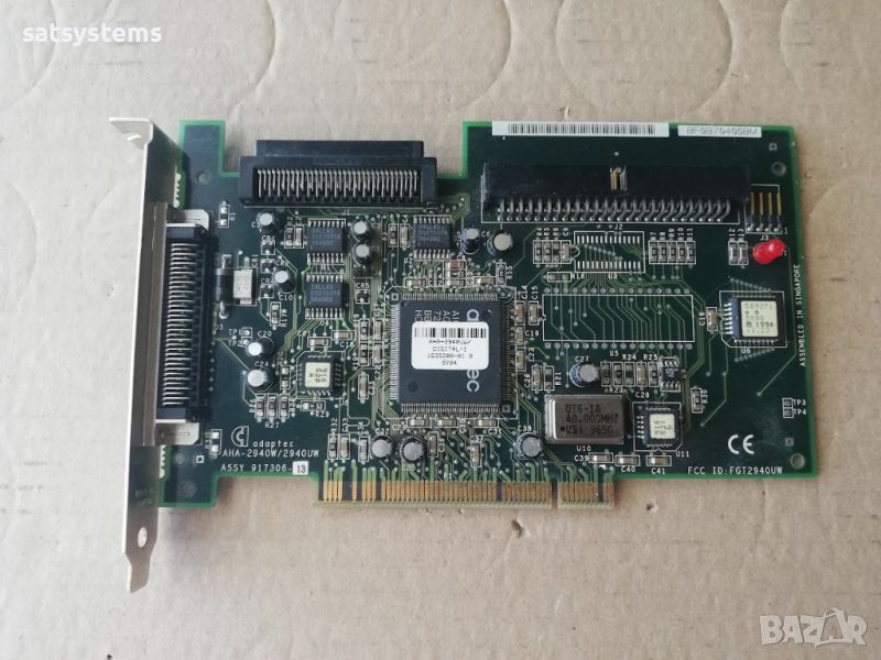 Adaptec AHA-2940UW 50 Pin SCSI Controller Card PCI, снимка 1