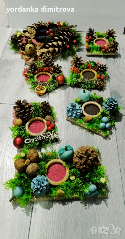 Коледни свещници, снимка 1