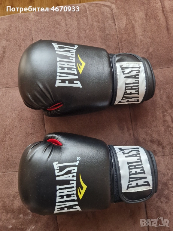 Боксови ръкавици Everlast размер 140OZ/33, неизползвани, снимка 1