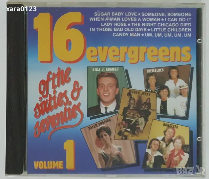 16 Evergreens Of The Sixties & Seventies Volume 1, снимка 1