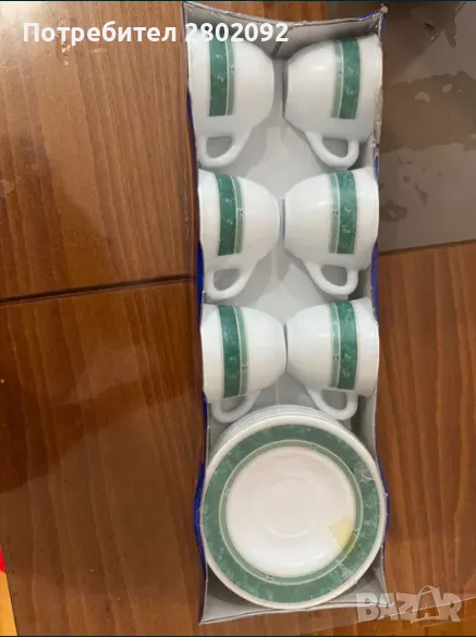 Комплект сервиз Harmonia – 6 чаши и 6 чинийки само за 24.99 лв!, снимка 1