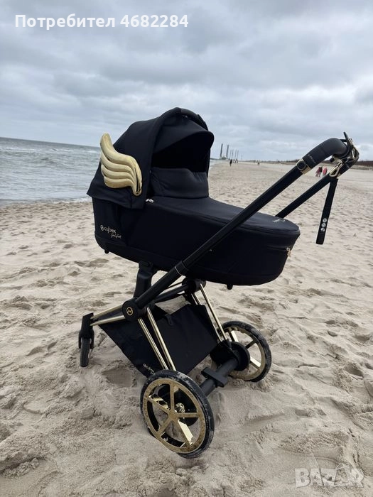 Бебешка количка Cybex e-Priam 4 Jeremy Scott Wings, снимка 1