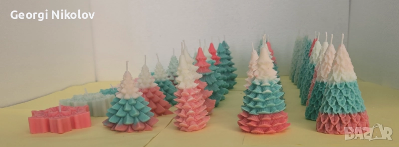 Свещи и свещници ръчна изработка, снимка 1