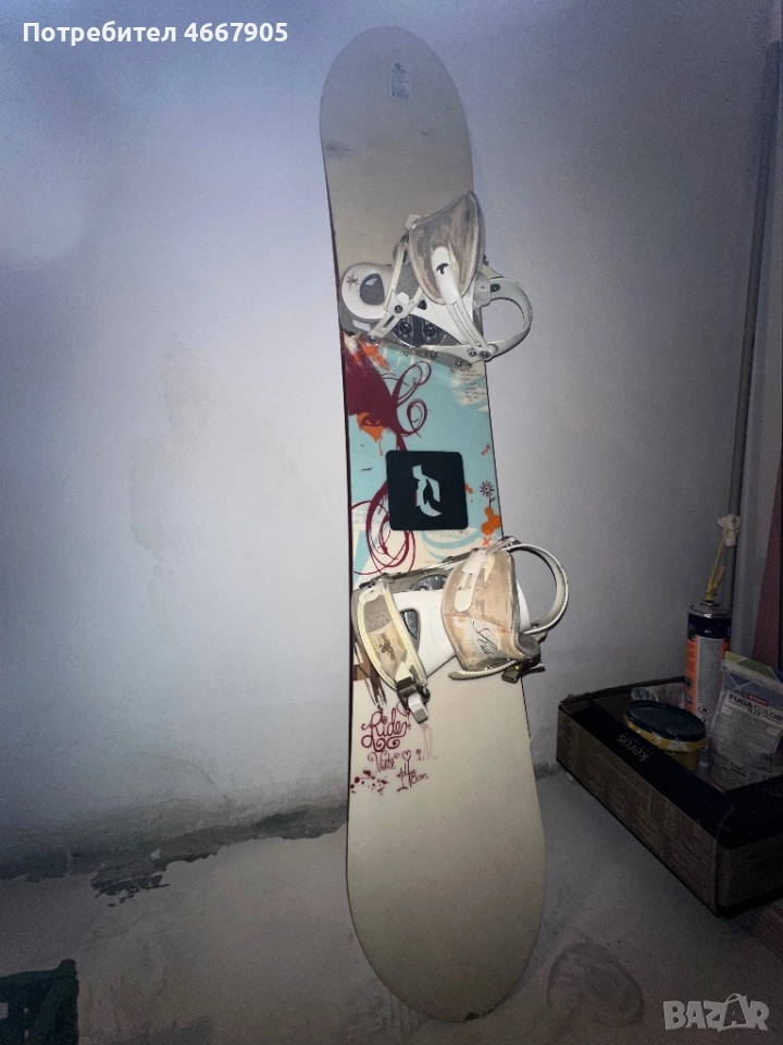 Сноуборд Ride + Автомати Ride, снимка 1