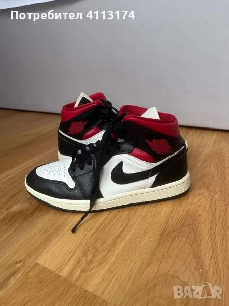 Jordan 1 mid gym red оригинални, снимка 1