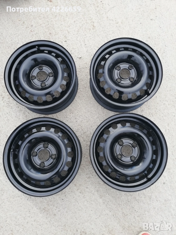 Железни джанти 14' 4х100 ет40, снимка 1