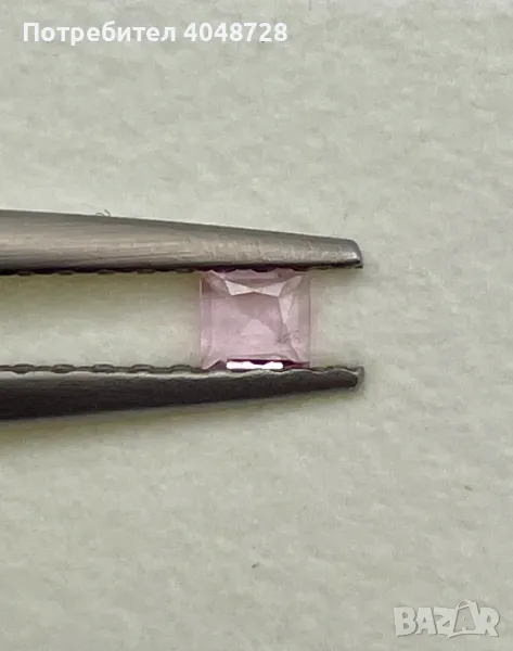 Естествен Падпарадша сапфир 0.13ct. - Мадагаскар, снимка 1