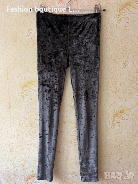 Indiska Сив плюшен панталон с ластик в кръста S размер 🩶, снимка 1