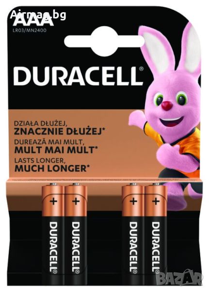 Батерии Duracell Basic MN2400 AAA 4бр. блистер, снимка 1