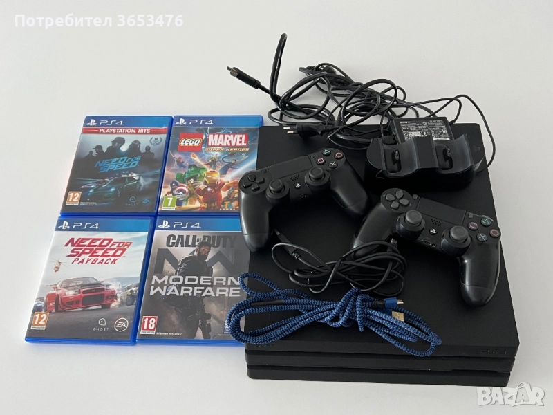 PlayStation 4 Pro – 1TB в отлично състояние, снимка 1