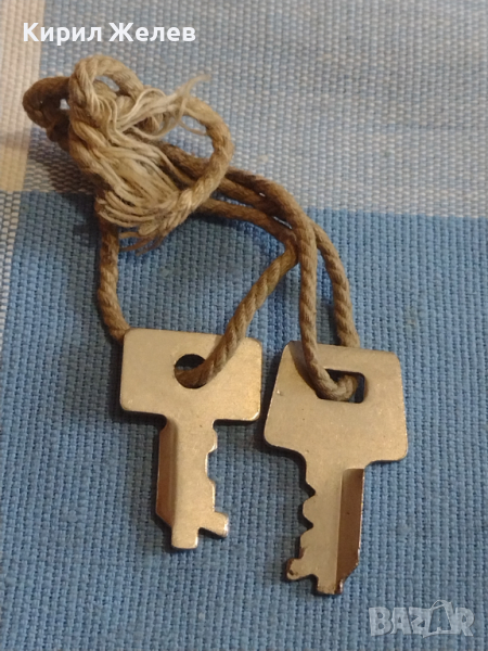 Две стари ключета от соца за куфар, чанта за КОЛЕКЦИЯ ДЕКОРАЦИЯ БИТОВ КЪТ 29264, снимка 1