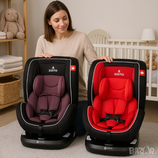 Столче за кола Zizito Amadeo, 0-36 кг, с IsoFix, снимка 1