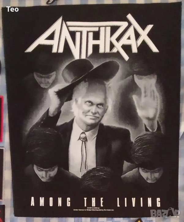 Нов гръб на Антракс / Anthrax от Among the Living, снимка 1