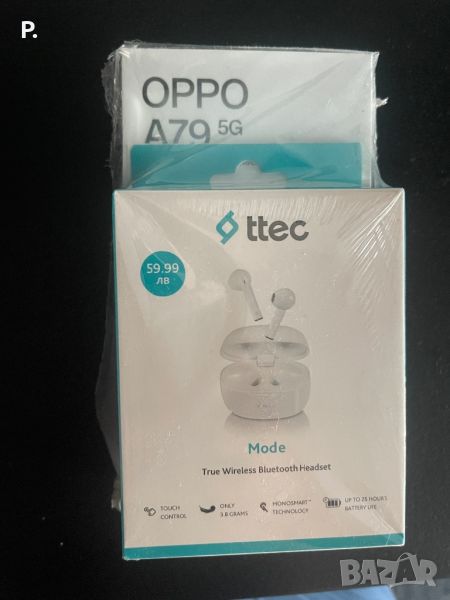 Нов ! Oppo a79 8gb ram 256gb памет + слушалки TTEC комплект, снимка 1