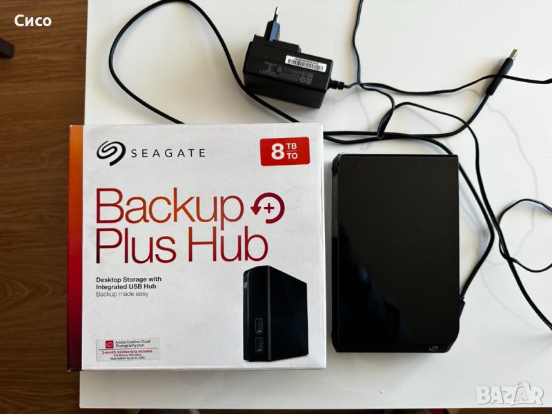 8TB Хард Диск - Seagate Hard Drive 8TB Backup + Hub - Extrnal USB 3.0, снимка 1