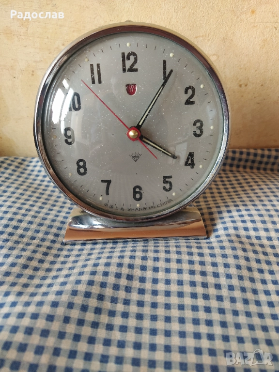 стар китайски будилник Диамант, снимка 1