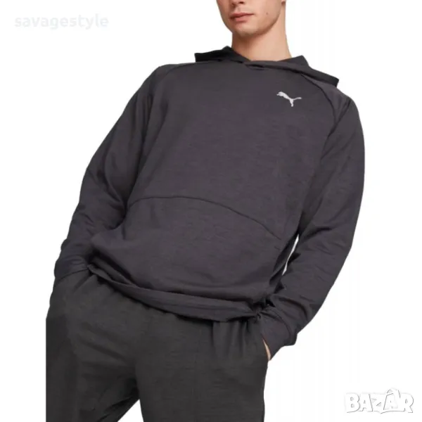 Мъжка блуза PUMA Train Cloudspun Hoodie Black, снимка 1