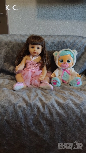 Кукла реалистично бебе и Бебе Кристал, снимка 1