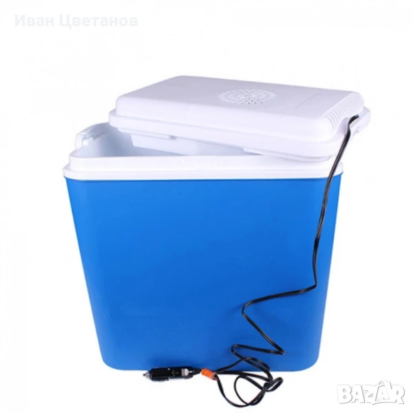 Хладилна кутия Atlantic 10L 12V, активна, синя, снимка 1