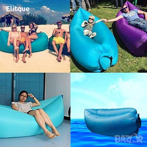 Самонадуващо се легло Lazy Bag – подходящо за планина и море 🌞, снимка 1