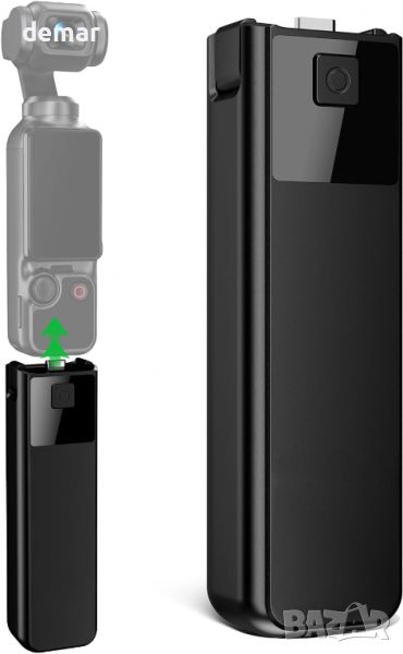 Дръжка с батерията Adicop 4000mAh, съвместима с DJI Osmo Pocket 3, 22,5 W бързо зареждане, снимка 1