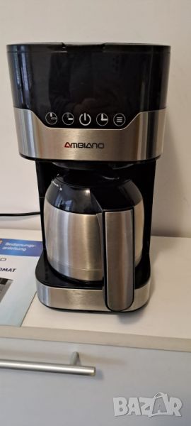Ambiano кафе машина шварц с кана инокс кафемашина, снимка 1