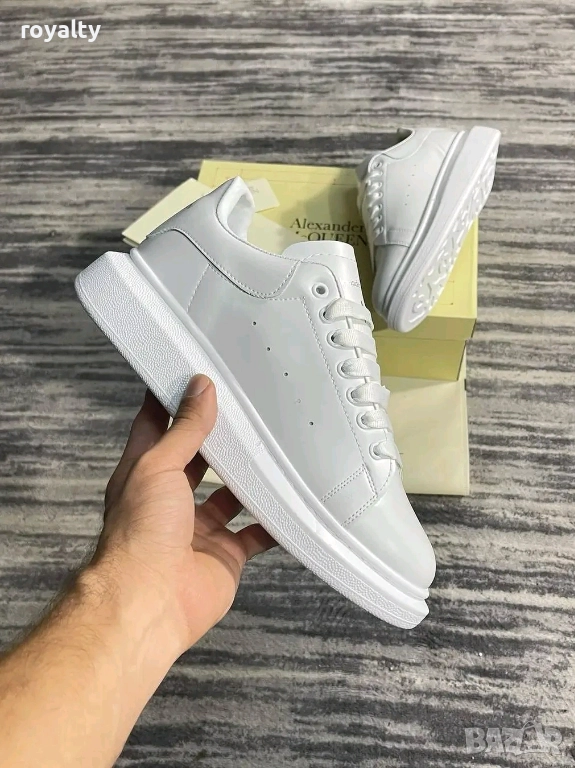 Alexander McQueen Бели Маратонки 36-44 Номер , снимка 1