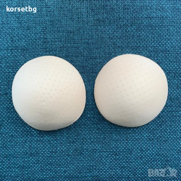 Оформящи бежови кръгли подложки за бюст – Идеални за бански и бюстиета- 3374, снимка 1