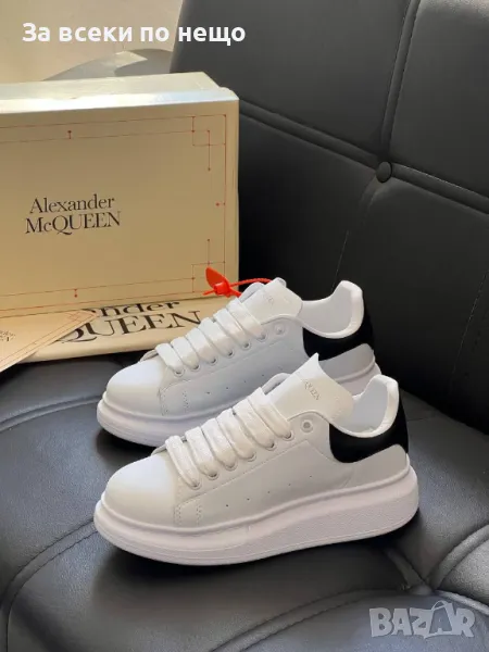 Alexander McQueen Дамски Бели Маратонки👟Дамски Спортни Обувки Александър Макуин Код E378, снимка 1