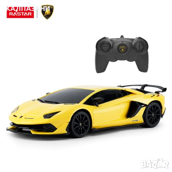 RASTAR Кола LAMBORGHINI AVENTADOR R/C 1:24 96100, снимка 1