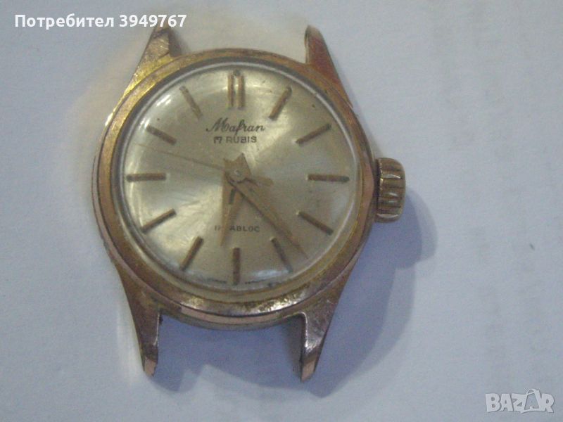 Стар позлатен дамски часовник, снимка 1