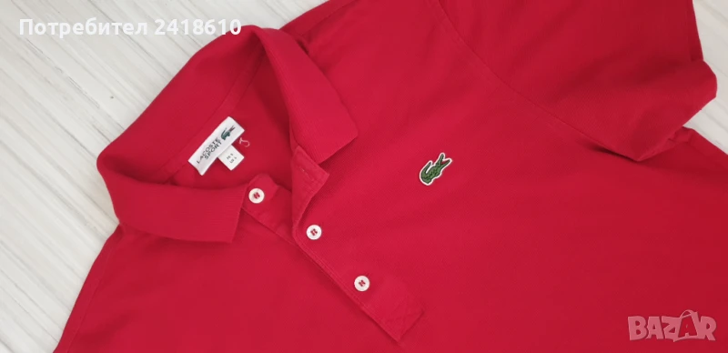 Lacoste Sport Slim Fit Cotton Mens Size 5 - L ОРИГИНАЛ! Мъжка Тениска!, снимка 1