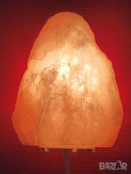 Нощна лампа от хималайска сол. , снимка 1