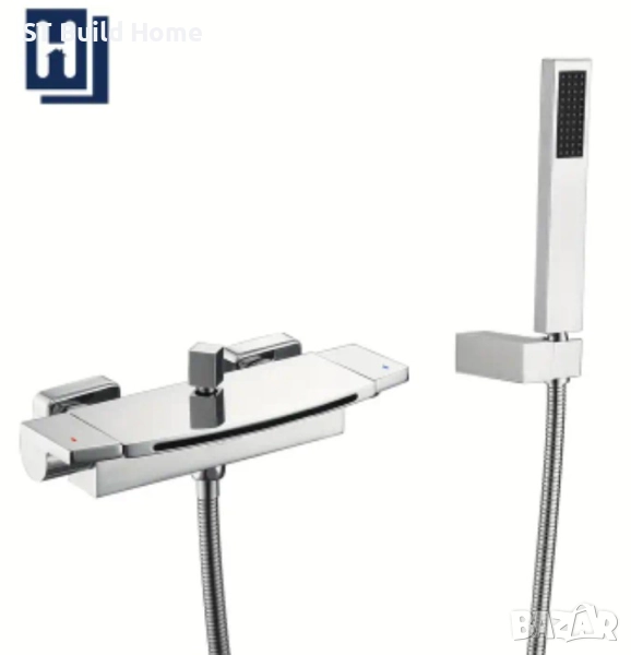 Модерен Луксозен Душ с Фенер, снимка 1