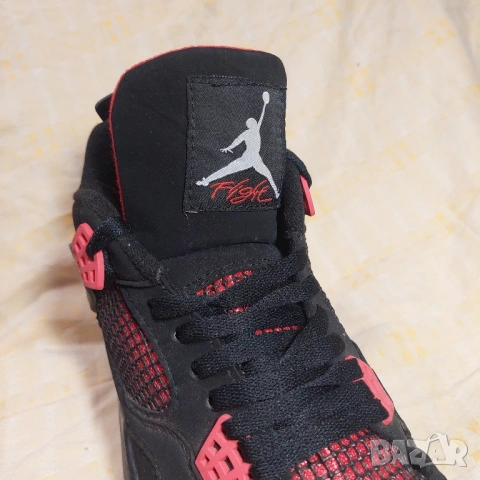маратонки Jordan 4 Retro Red Thunder номер 46, снимка 8 - Маратонки - 53078104