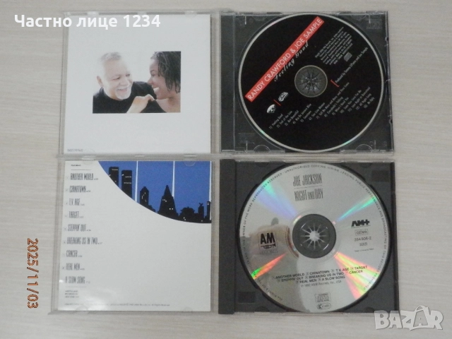 Demis Roussos - Randy Crawford & Joe Sample - Joe Jackson, снимка 2 - CD дискове - 48812940