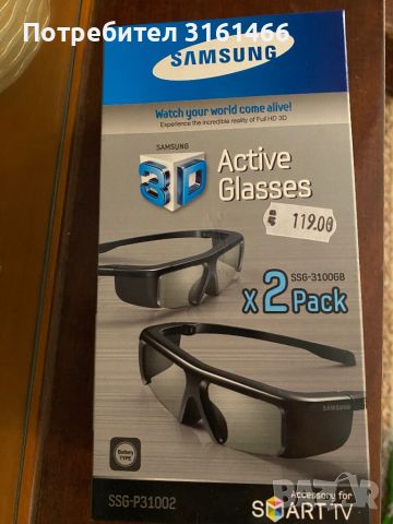 3D очила Samsung, снимка 1 - Стойки, 3D очила, аксесоари - 45640279
