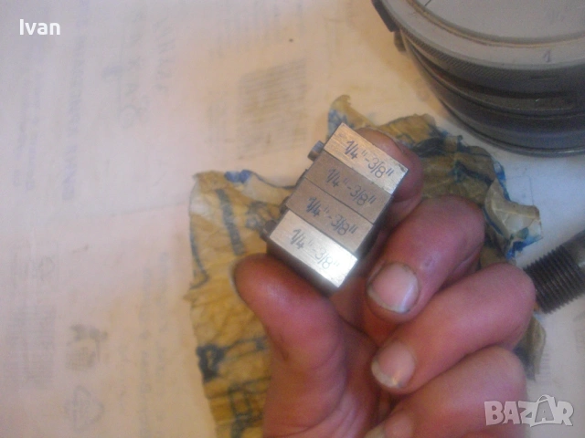 1/4"-3/8" Нови оригинални резбонарезни ножове за чехословашка винторезка JOPAL 1 чехословашки NAREX, снимка 6 - Други инструменти - 53306280