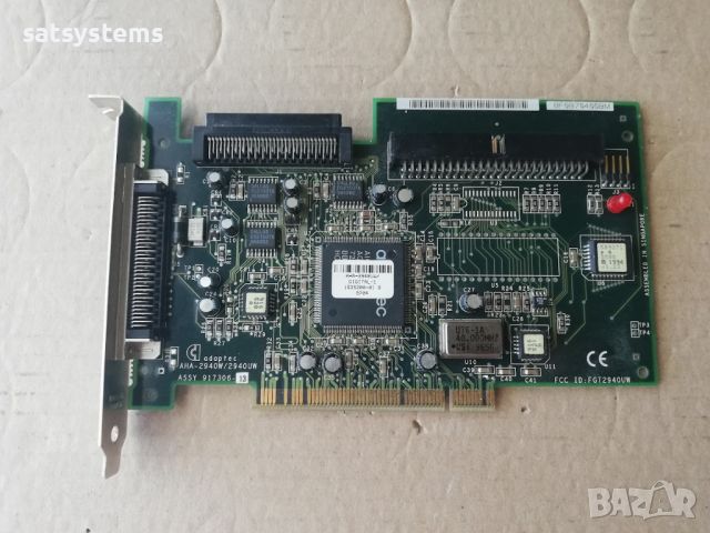 Adaptec AHA-2940UW 50 Pin SCSI Controller Card PCI, снимка 1 - Други - 46811197