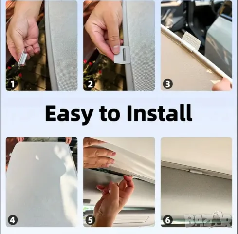 Оригинален Автомобилен Панорамен Слънцезащитен Сенник за Tesla Model 3 (2017-2023), 99% UV Защита!, снимка 5 - Аксесоари и консумативи - 49939603