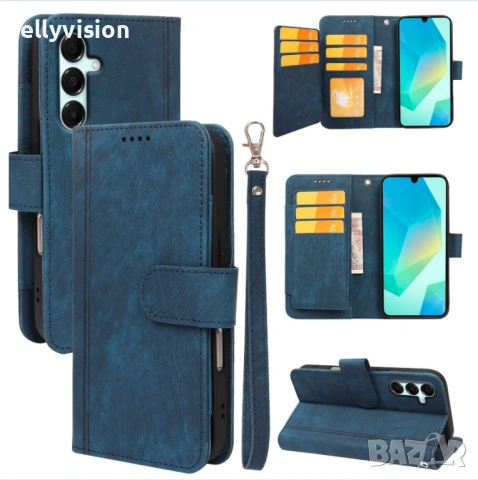 Кожен калъф тефтер за Samsung А26, снимка 2 - Калъфи, кейсове - 53114658