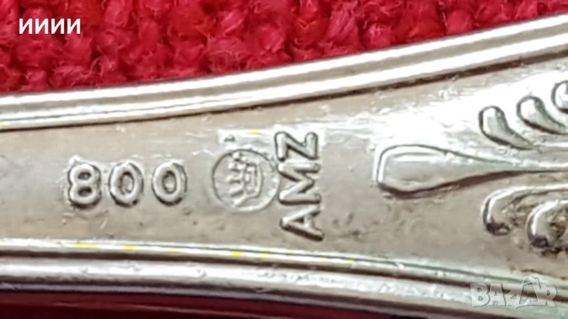 Посребрени прибори вилица лъжица 12 бр, снимка 3 - Антикварни и старинни предмети - 53462888